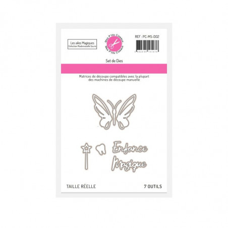 Matrice de découpe Les ailes Magique - Mes P'tits Ciseaux 