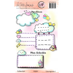 Tampon clear : Collection Kawaii - Cute agenda 2- La Petite Francaise 