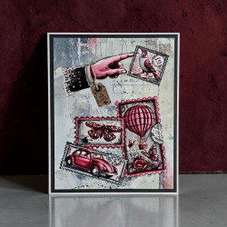 Tampon Clear - 1443 - Miniature Postage Stamps - AALL and Create 