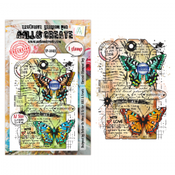 Tampon Clear - 1448 - Chrono-Stamped Tag - AALL and Create 