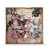 Tampon Clear - 1448 - Chrono-Stamped Tag - AALL and Create 