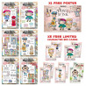 Janet Klein Post & Ink Stamp Bundle - AALL and Create 