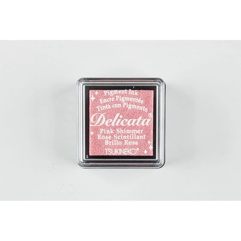 Tsukineko Delicata : Mini encreur Pink Shimmer 