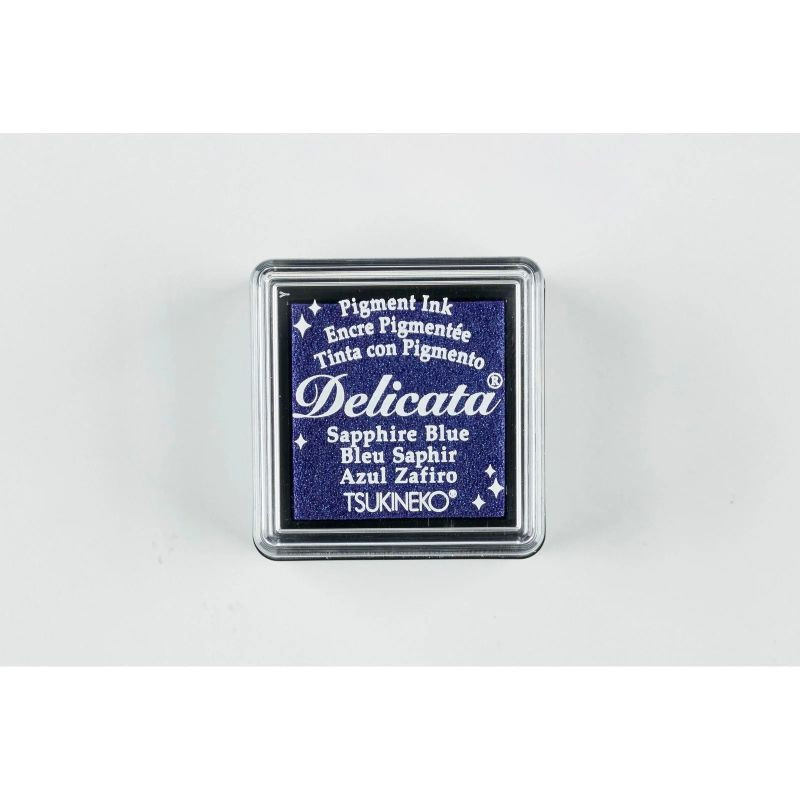 Tsukineko Delicata : Mini encreur Sapphire Blue 