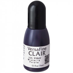 Tsukineko - VersaFine Clair Reinker Recharge d'Encre Wisteria Purple 