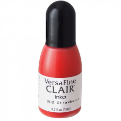 Tsukineko - VersaFine Clair Reinker Recharge d'Encre Strawberry 