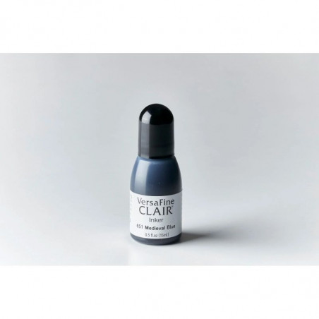 Tsukineko - VersaFine Clair Reinker Recharge d'Encre Medieval Blue 