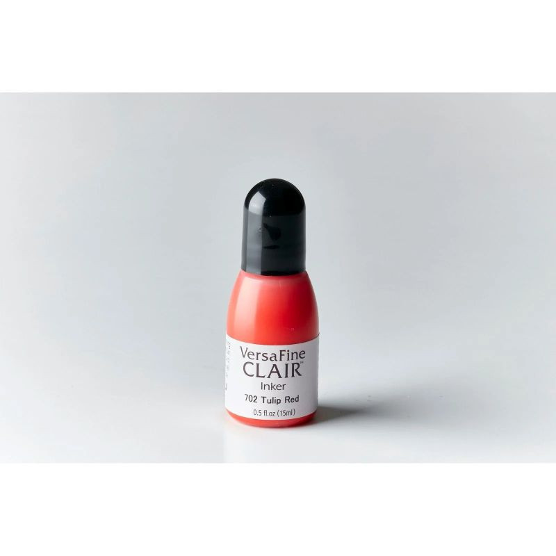 Tsukineko - VersaFine Clair Reinker Recharge d'Encre Tulip Red 