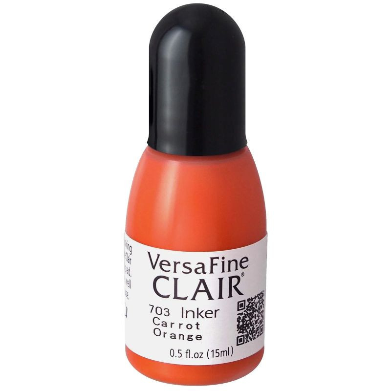 Tsukineko - VersaFine Clair Reinker Recharge d'Encre Carrot Orange 