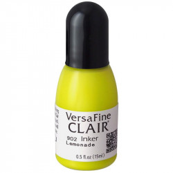 Tsukineko - VersaFine Clair Reinker Recharge d'Encre Lemonade 