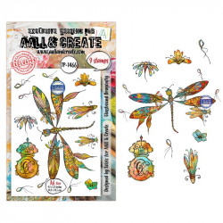 Tampon Clear - 1466 - Glassbound Dragonfly - AALL and Create 