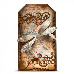 Tampon Clear - 1466 - Glassbound Dragonfly - AALL and Create 