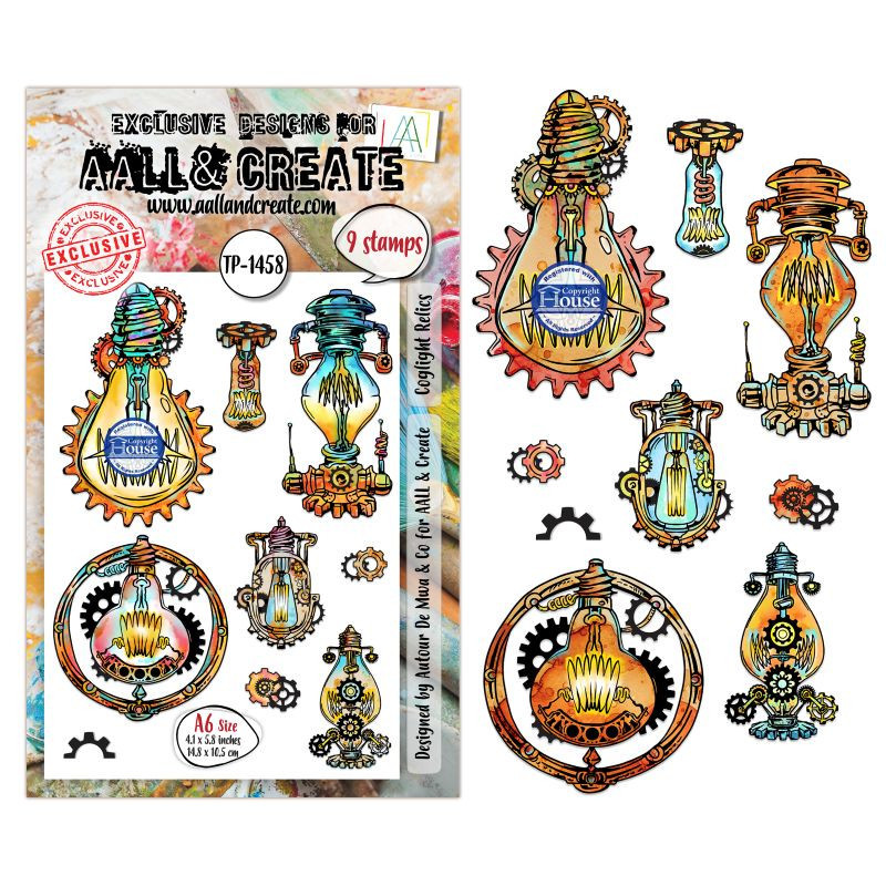 Tampon Clear - 1458 - Coglight Relics - AALL and Create 