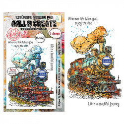 Tampon Clear - 1455 - Enjoy the Ride - AALL and Create 