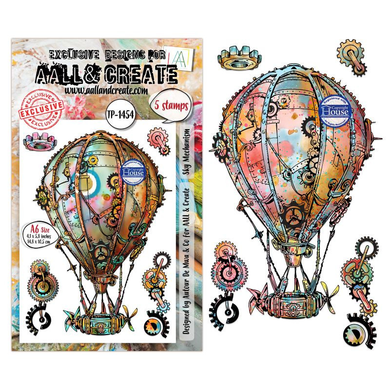 Tampon Clear - 1454 - Sky Mechanism - AALL and Create 