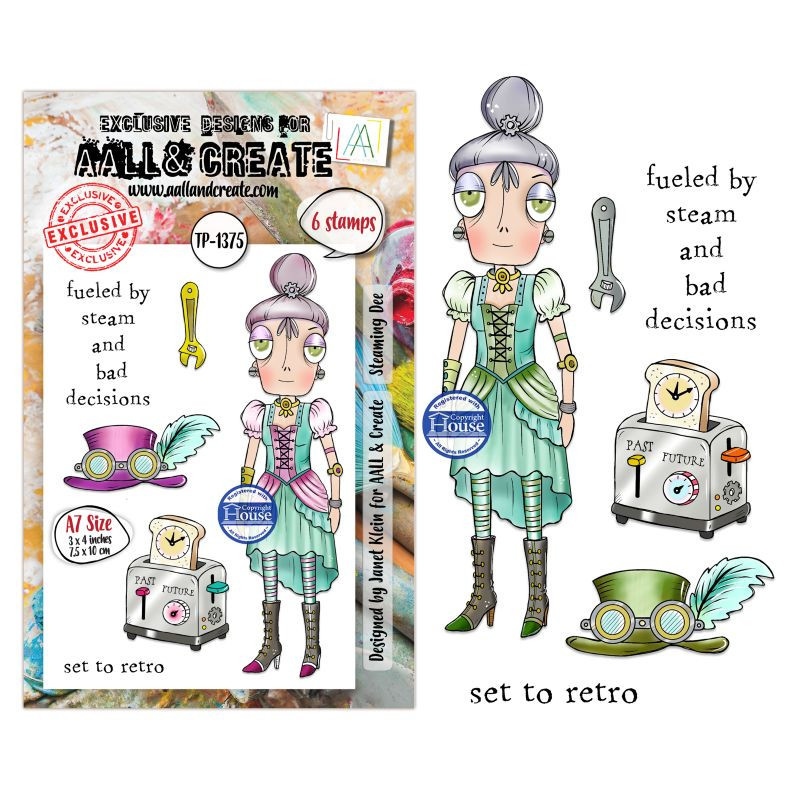 Tampon Clear - 1375 - Steaming Dee - AALL and Create 