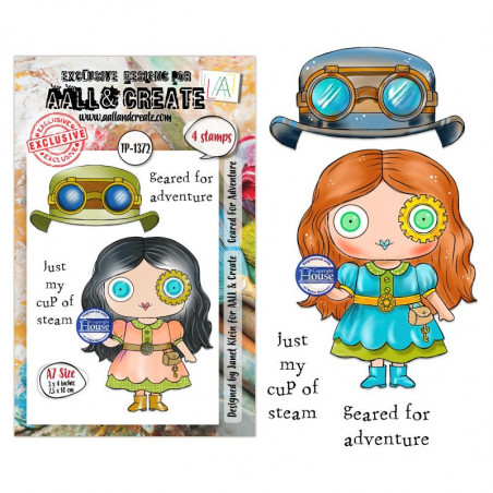 Tampon Clear - 1372 - Geared For Adventure - AALL and Create 