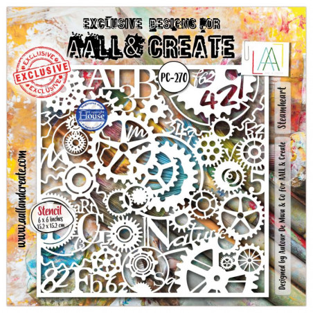 Stencil 270 - Steamheart - AALL and Create 