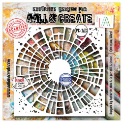 Stencil 263 - Bubble Field - AALL and Create 
