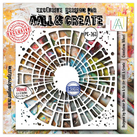 Stencil 263 - Bubble Field - AALL and Create 