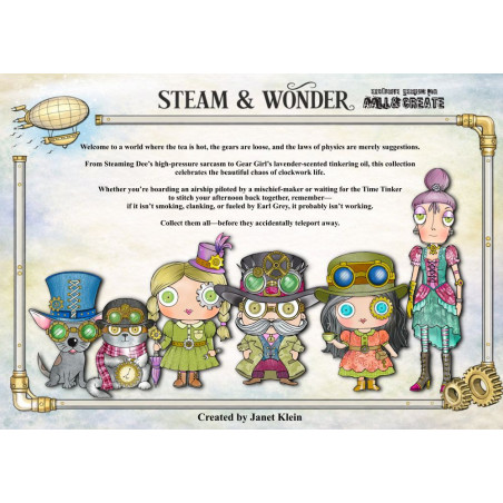 Janet Klein Steam & Wonder Stamp Bundle - AALL and Create 
