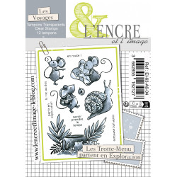 Tampon clear - Les Trotte-Menu partent en Exploration - L'Encre et l'Image 