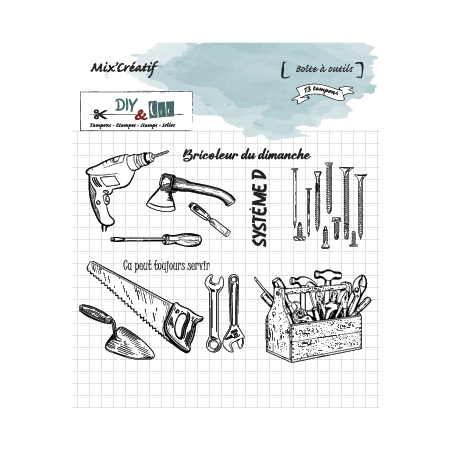 Tampon clear : Boite à outils - DIY and Cie 