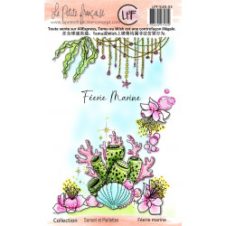 Tampon clear : Collection Sunset et Paillettes - Féerie marine- La Petite Francaise 