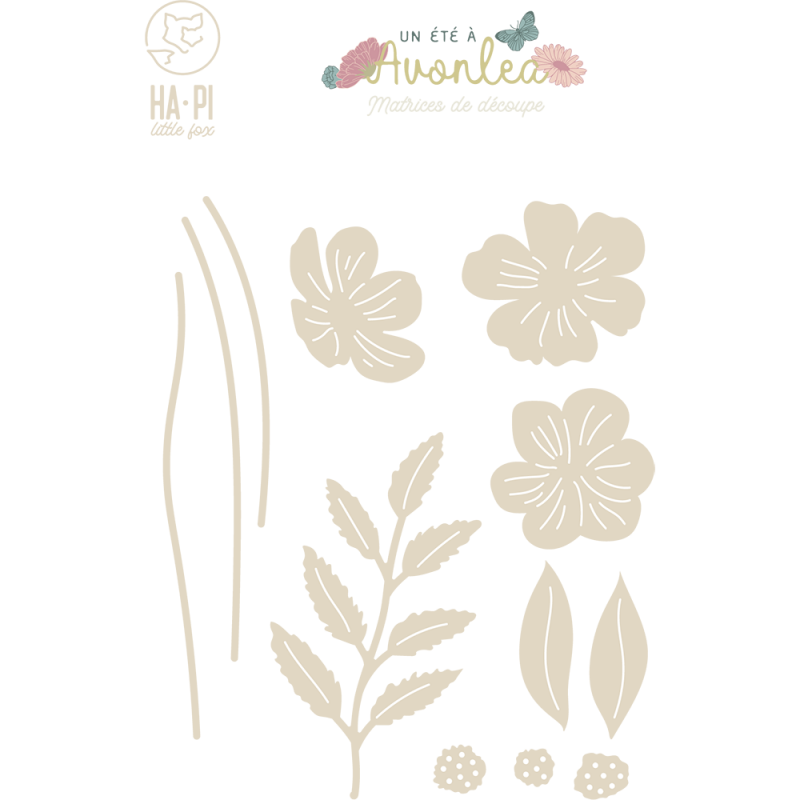 Matrices de découpe Fleurs des champs - HA PI Little Fox 