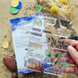 DUN112 TEXTURES POSTCARD 