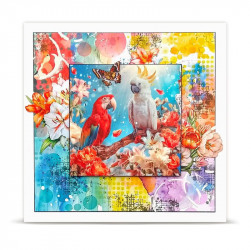 MT-155 - Masking Tape - Loving Parrots - AALL and Create 
