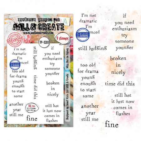 Tampon Clear - 1381 - Miss Dee on Aging - AALL and Create 