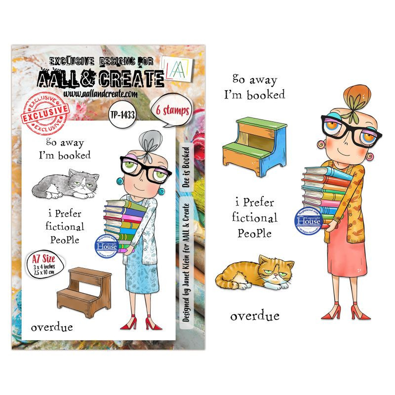 Tampon Clear - 1433 - Dee is Booked - AALL and Create 