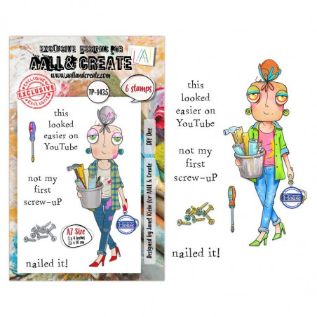 Tampon Clear - 1435 - DIY Dee - AALL and Create 