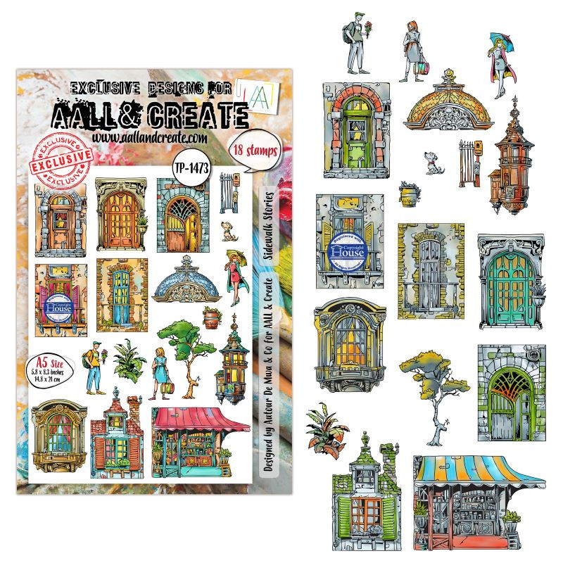 Tampon Clear - 1473 - Sidewalk Stories - AALL and Create 
