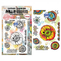 Tampon Clear - 1478 - Graphic Coquelicots - AALL and Create 