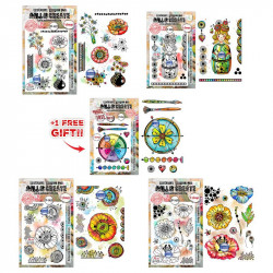 Azoline Lovely Couleurs Stamp Bundle - AALL and Create 