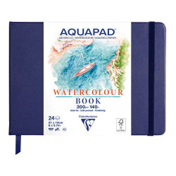 Carnet Rigide Aquapad 21x14 24F 300g GF 