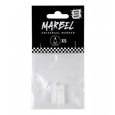 MARBEL POINTES REMPL MARKER 1MM (5PCS) 