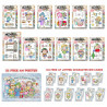 Janet Klein Season Of Sparkle Stamp Bundle + A4 Free Poster and Bio Cards - AALL and Create 