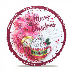 Tampon Clear - 1388 - Hug In A Mug - AALL and Create 