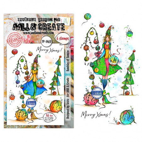 Tampon Clear - 1469 - Baubles of Season - AALL and Create 