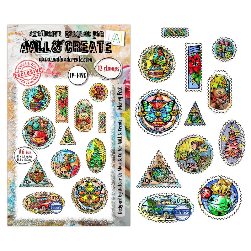 Tampon Clear - 1490 - Merry Post - AALL and Create 