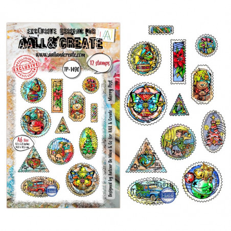 Tampon Clear - 1490 - Merry Post - AALL and Create 