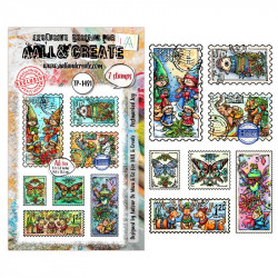 Tampon Clear - 1491 - Postmarked Joy - AALL and Create 