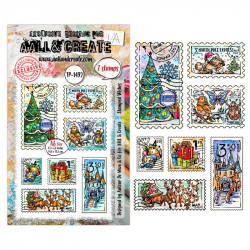 Tampon Clear - 1492 - Stamped Wishes - AALL and Create 