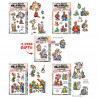 Autour De Mwa Festive Friends Bundle + Free Limited Edition A7 Stamp Set - AALL and Create
