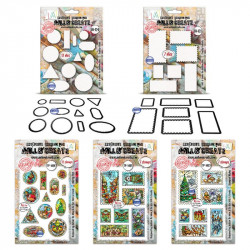 Pack Postage Christmas Shapes - AALL and Create 