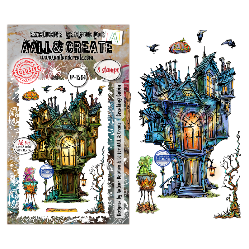 Tampon Clear - 1504 - Creaking Cabin - AALL and Create 