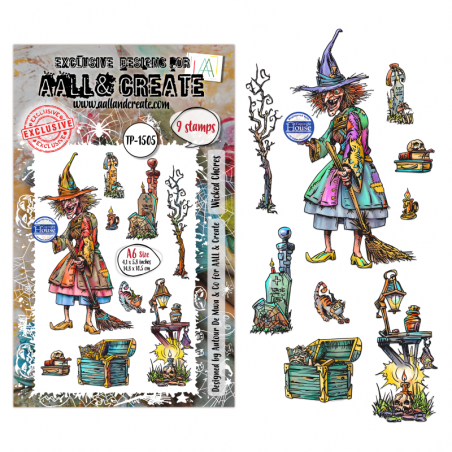 Tampon Clear - 1505 - Wicked Chores - AALL and Create 